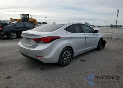 2016 Hyundai Elantra Se из США, поврежденный, VIN 5NPDH4AE2GH752436